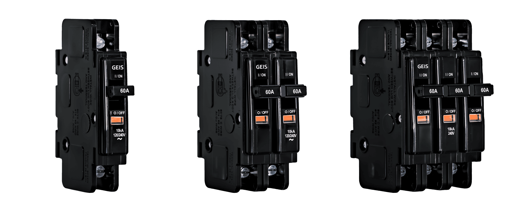 UL 489-certified miniature circuit breakers